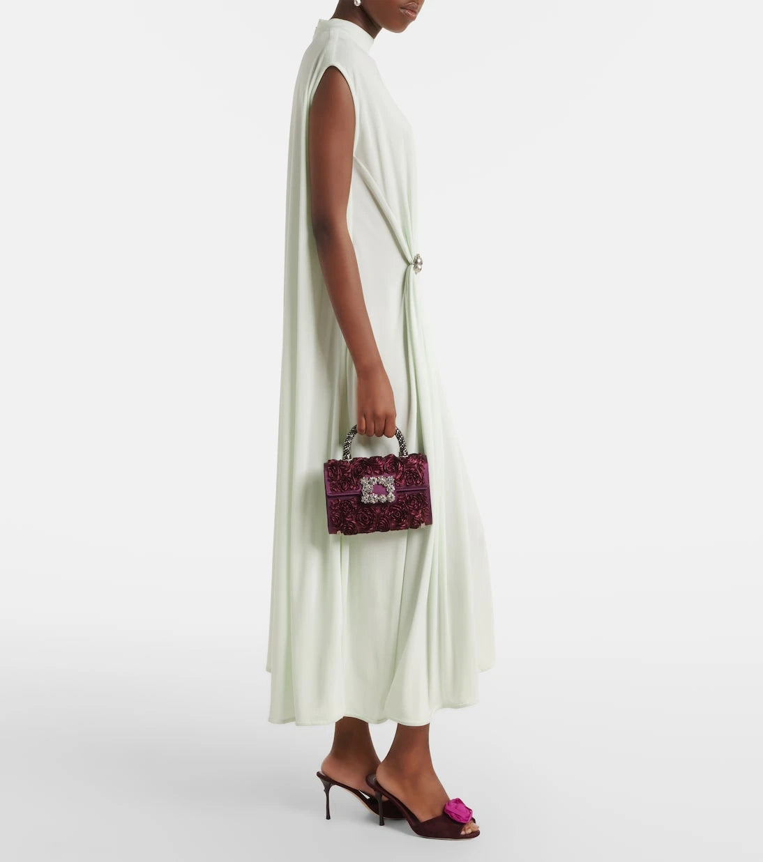 Roger Vivier - Jewel Efflorescence Mini top-handle bag