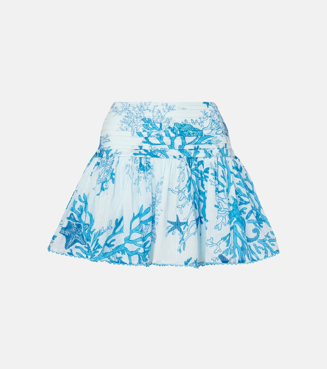 Poupette St Barth - Colleen printed cotton miniskirt