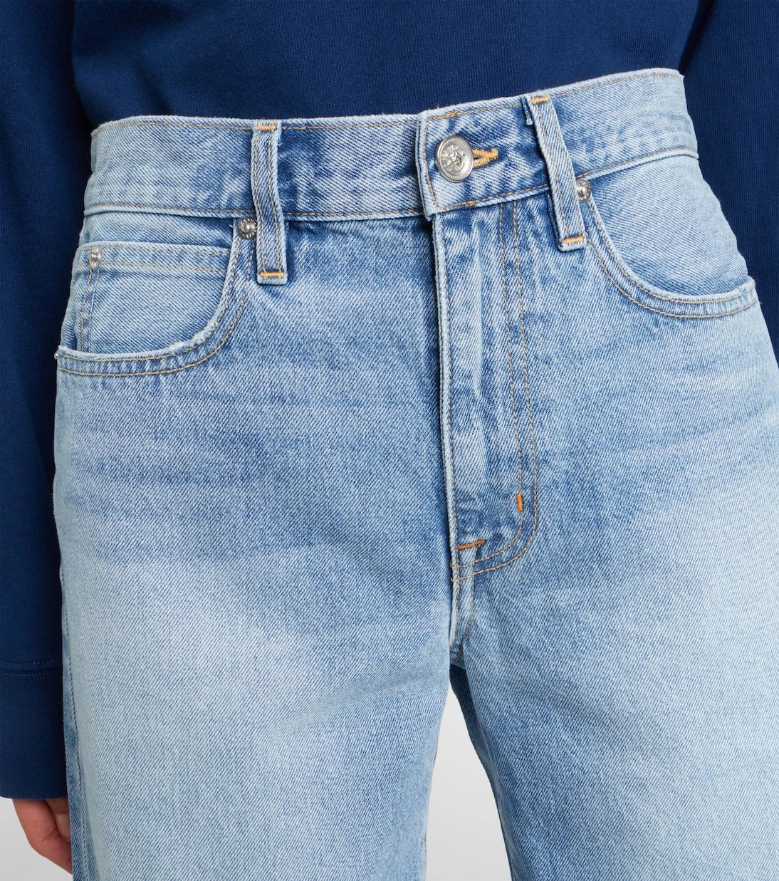 Slvrlake - Bermuda Cut Off frayed denim shorts