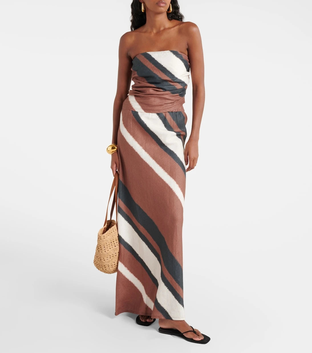 Faithfull - Setubal striped linen tube top