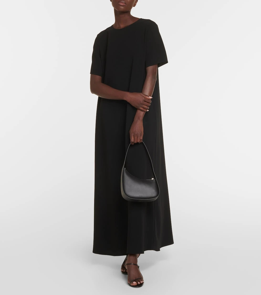 The Row - Half Moon leather shoulder bag