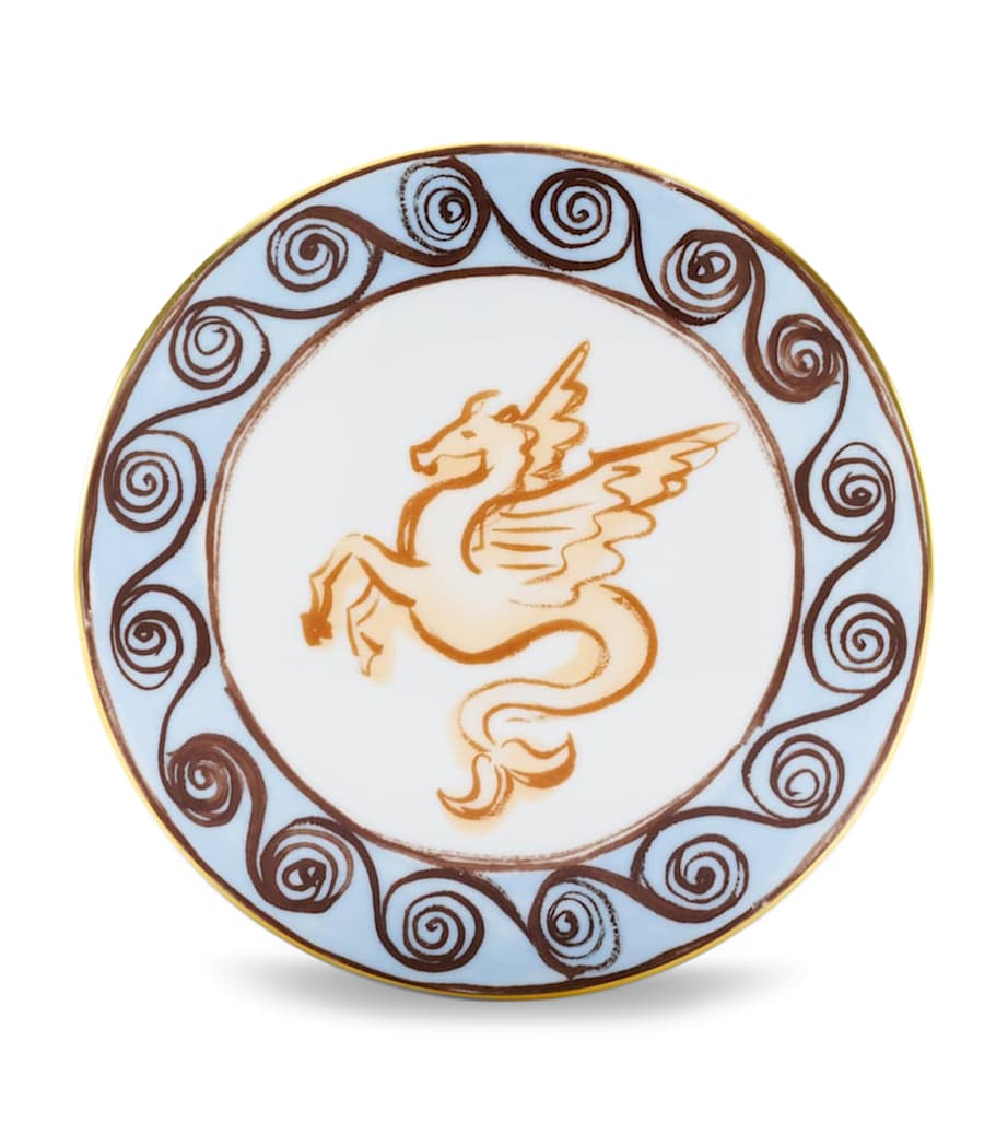 GINORI 1735 Porcelain Il Viaggio di Nettuno Round Trinket Box (13cm)