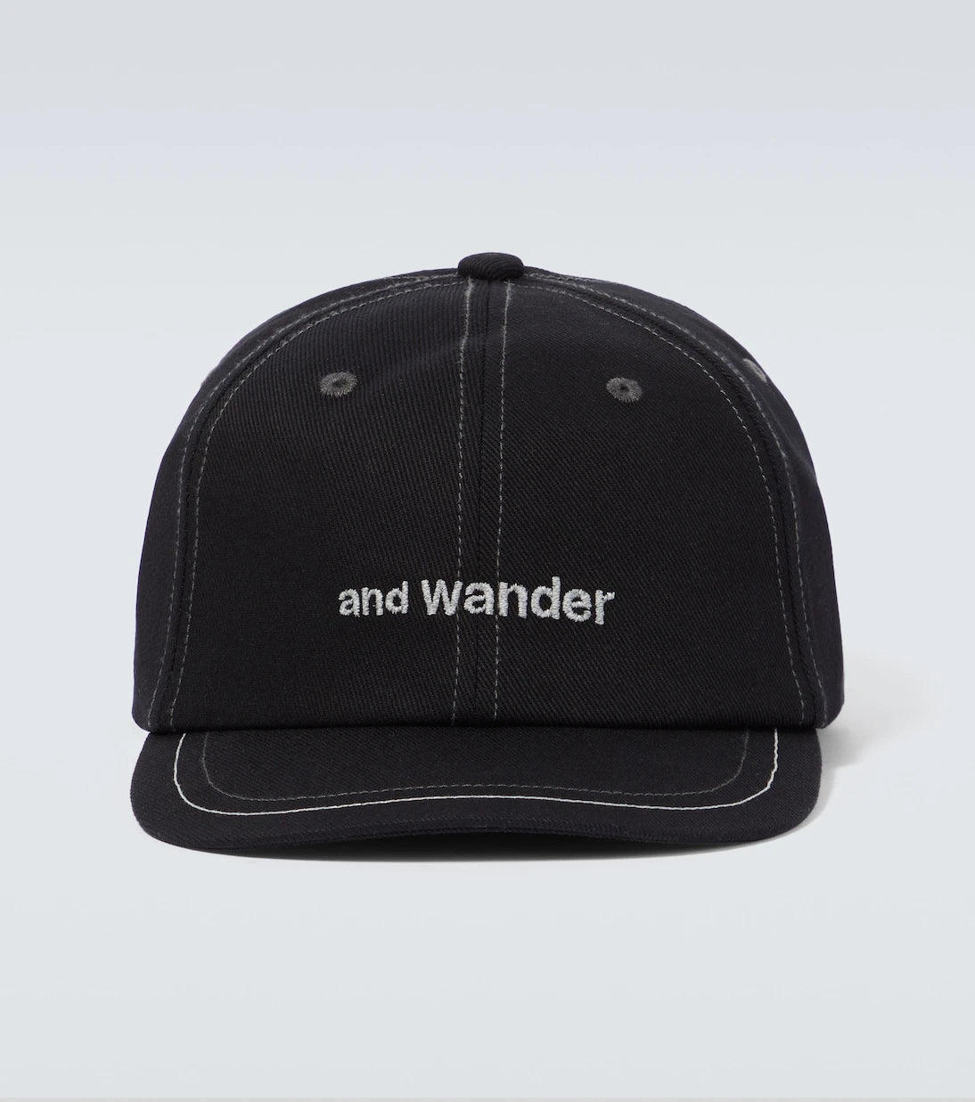 And Wander - Logo cotton twill baseball cap