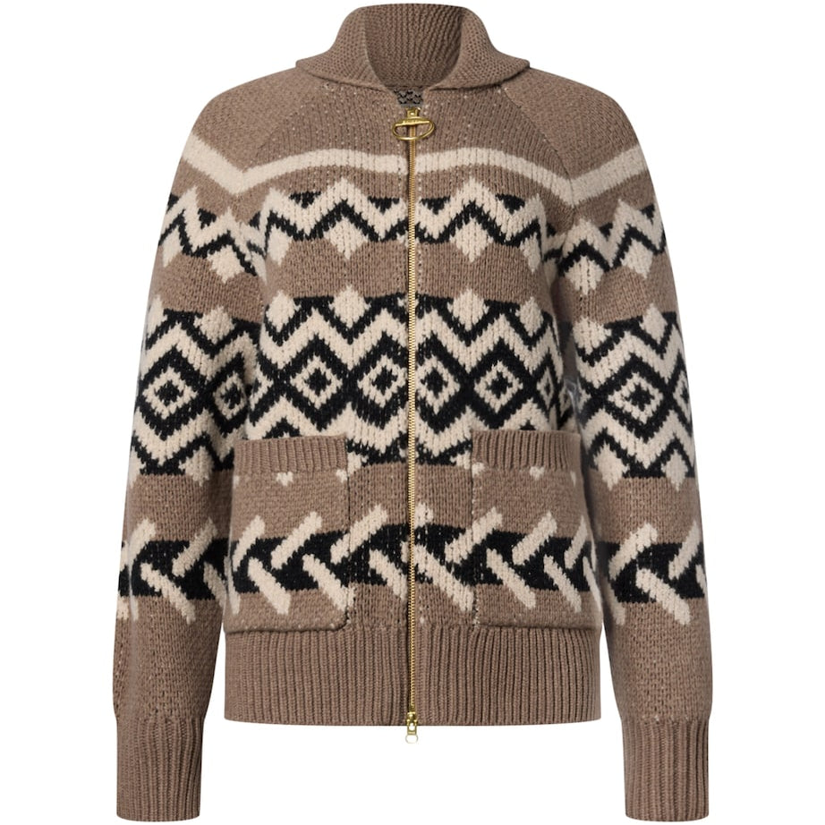 Multi Klara Zip-Up Cardigan