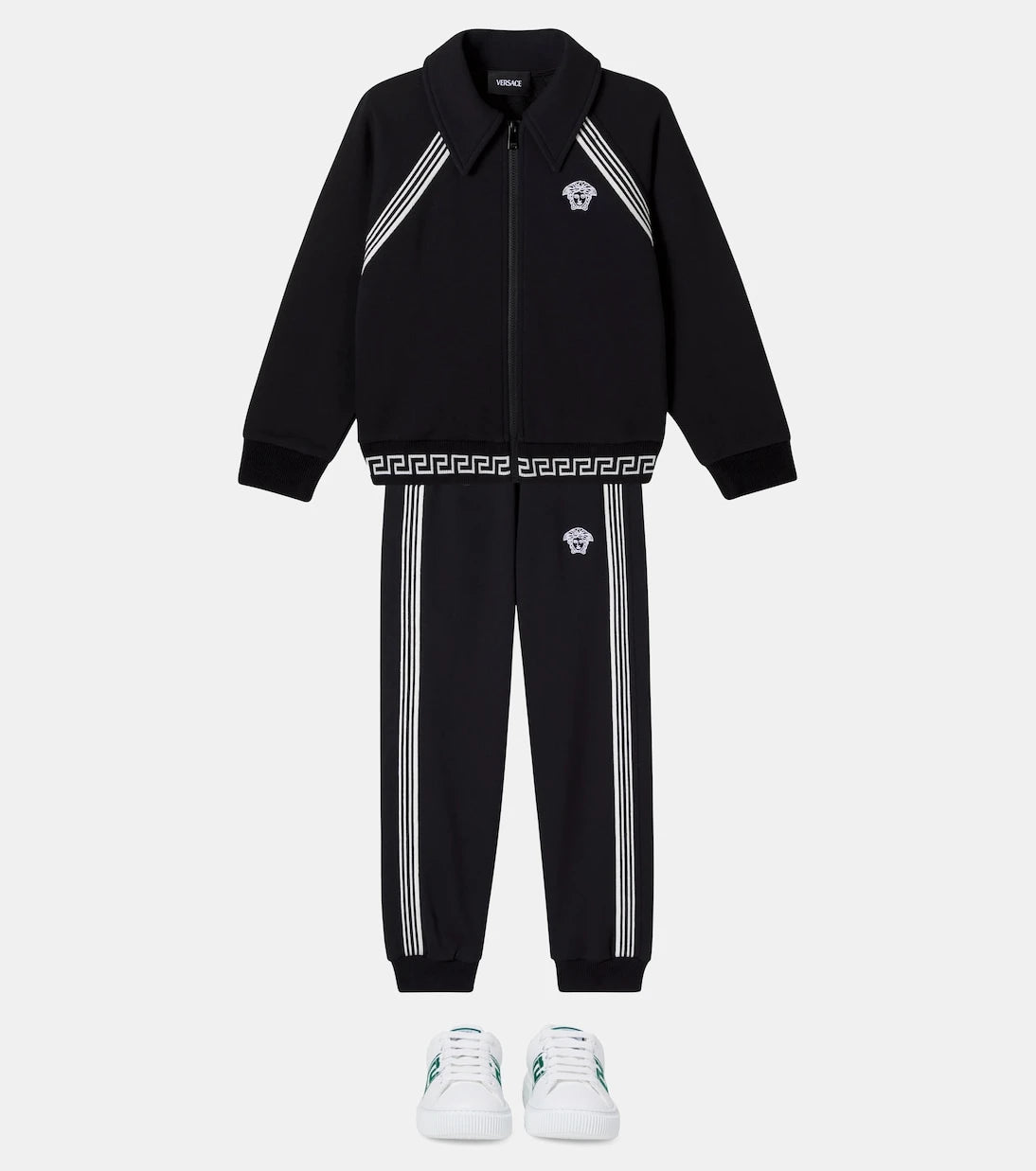 Versace Kids - Cotton jersey zip-up sweatshirt