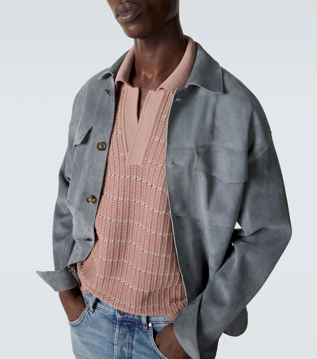 Lardini - Suede overshirt