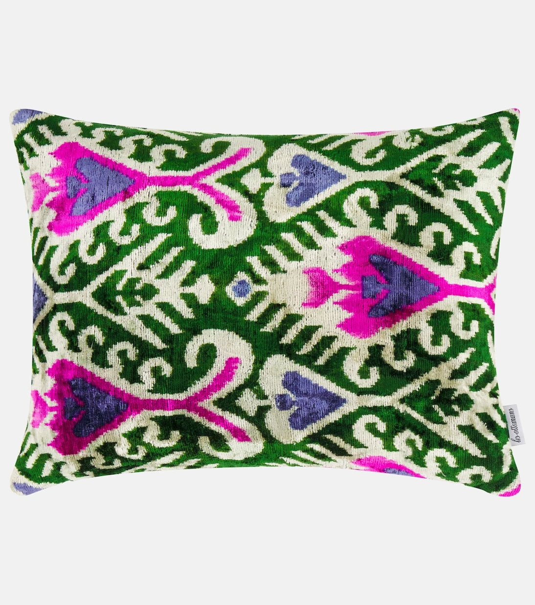 Les-Ottomans - Silk and cotton cushion