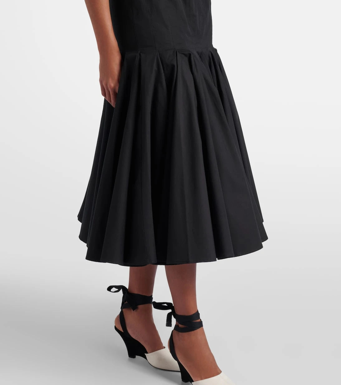 Jacquemus - Agave cotton poplin midi dress