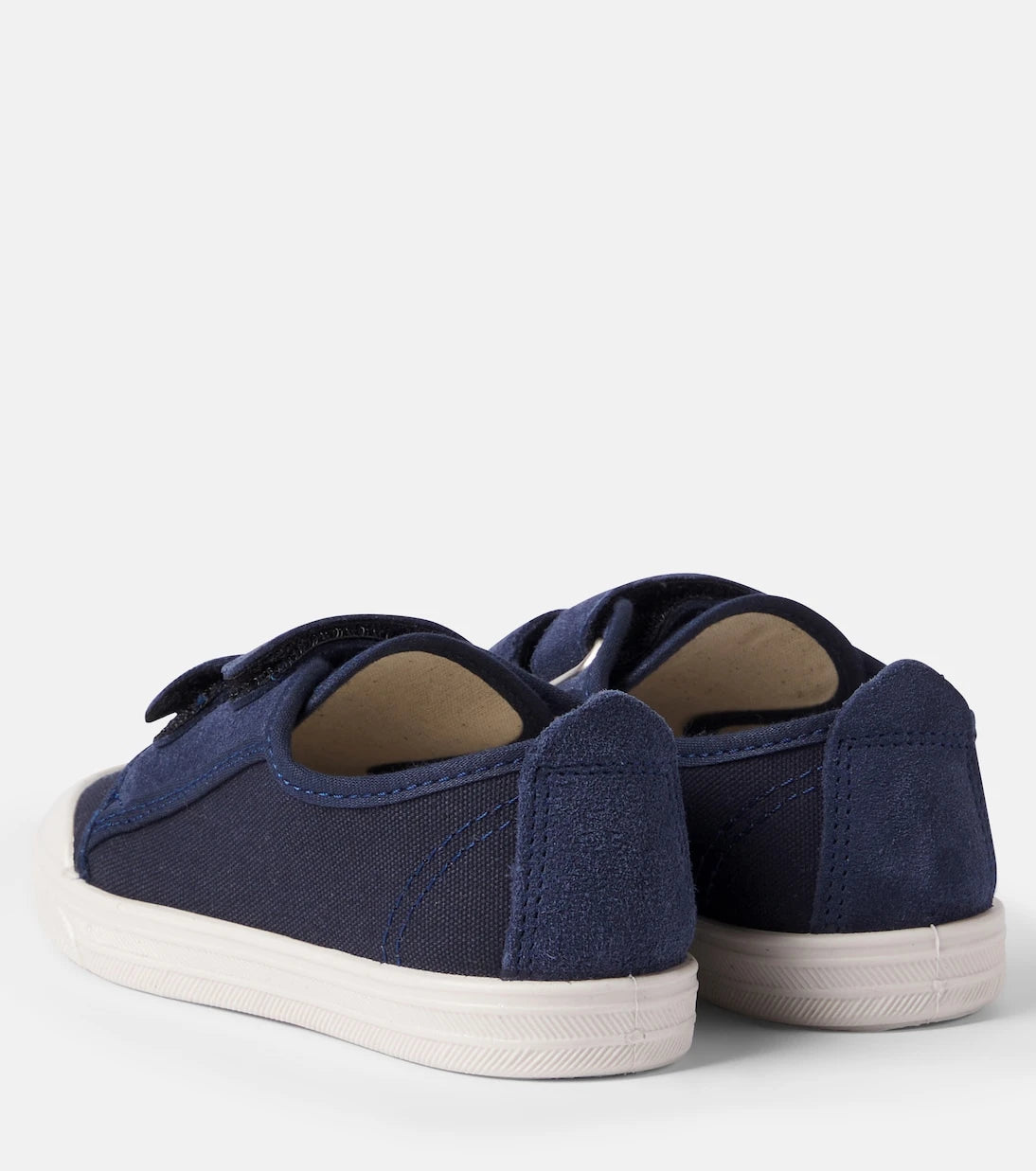 Il Gufo - Suede-trimmed canvas sneakers