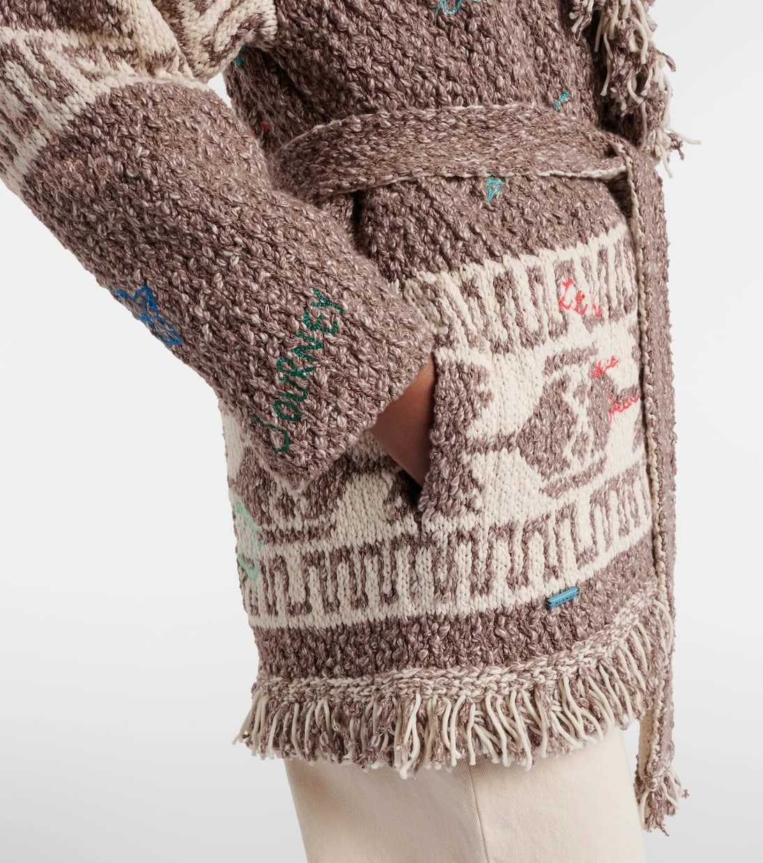 Alanui - Written By The Ocean cotton cardigan