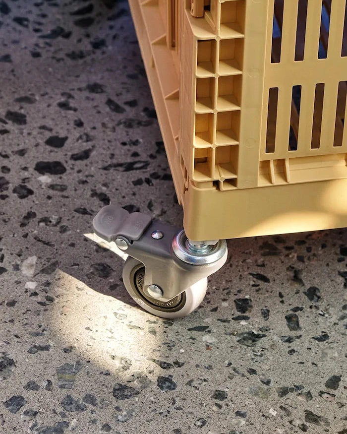 HAY Colour Crate tekerlek seti 3 x 6,5 x 9 cm (4 adet)