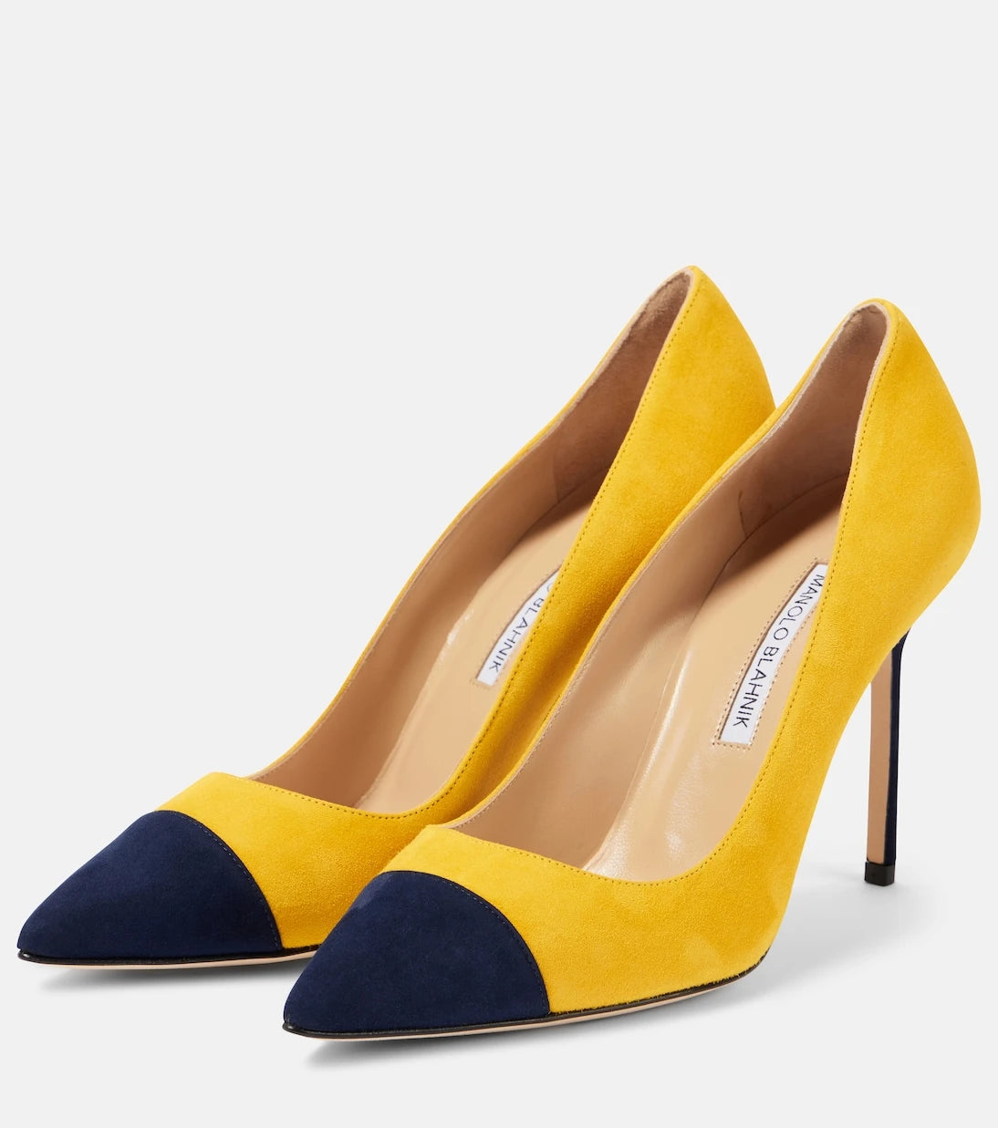 Manolo Blahnik - Capcour 105 suede pumps