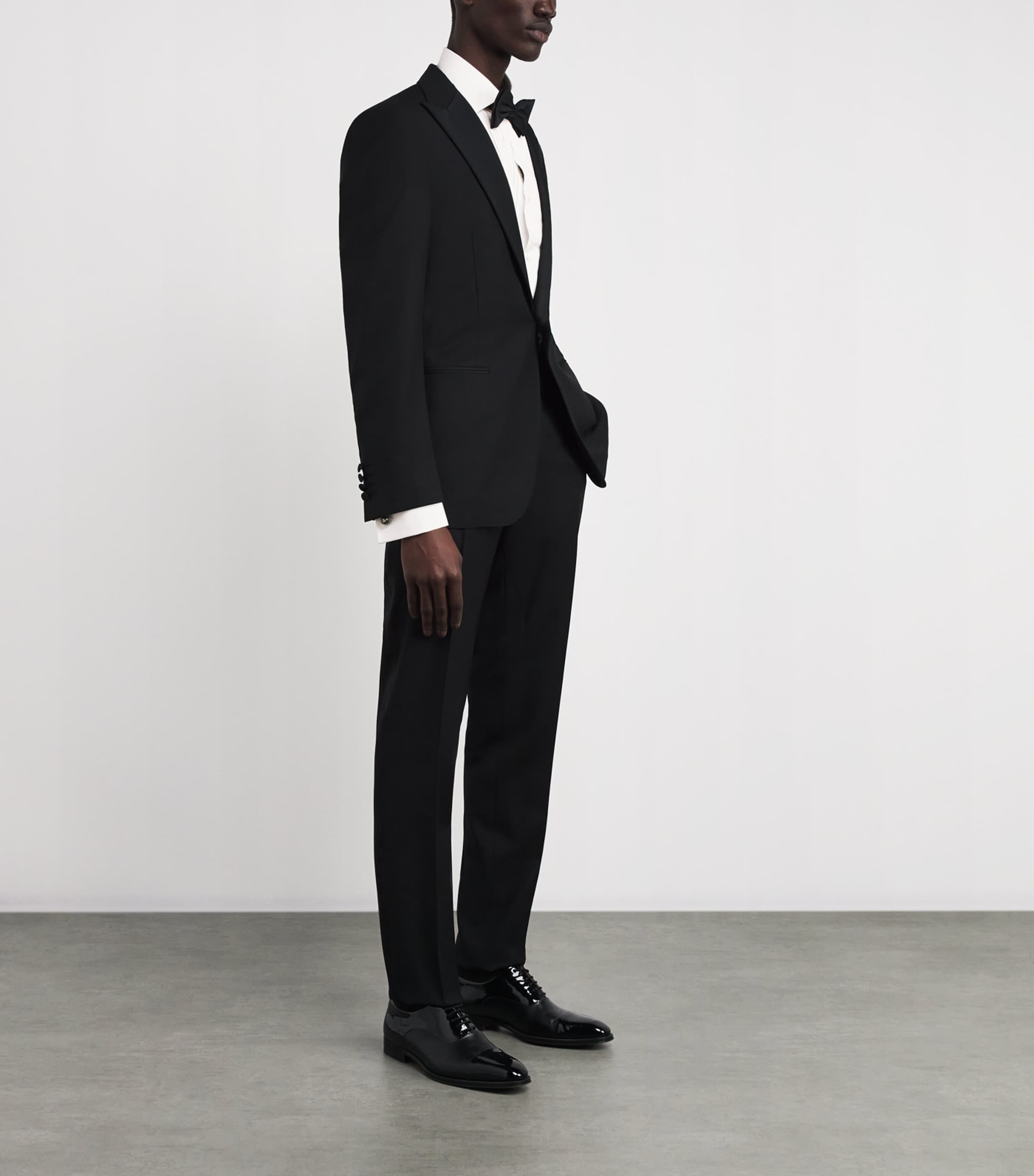 Ralph Lauren Purple Label Sea Island Cotton Tuxedo Dress Shirt