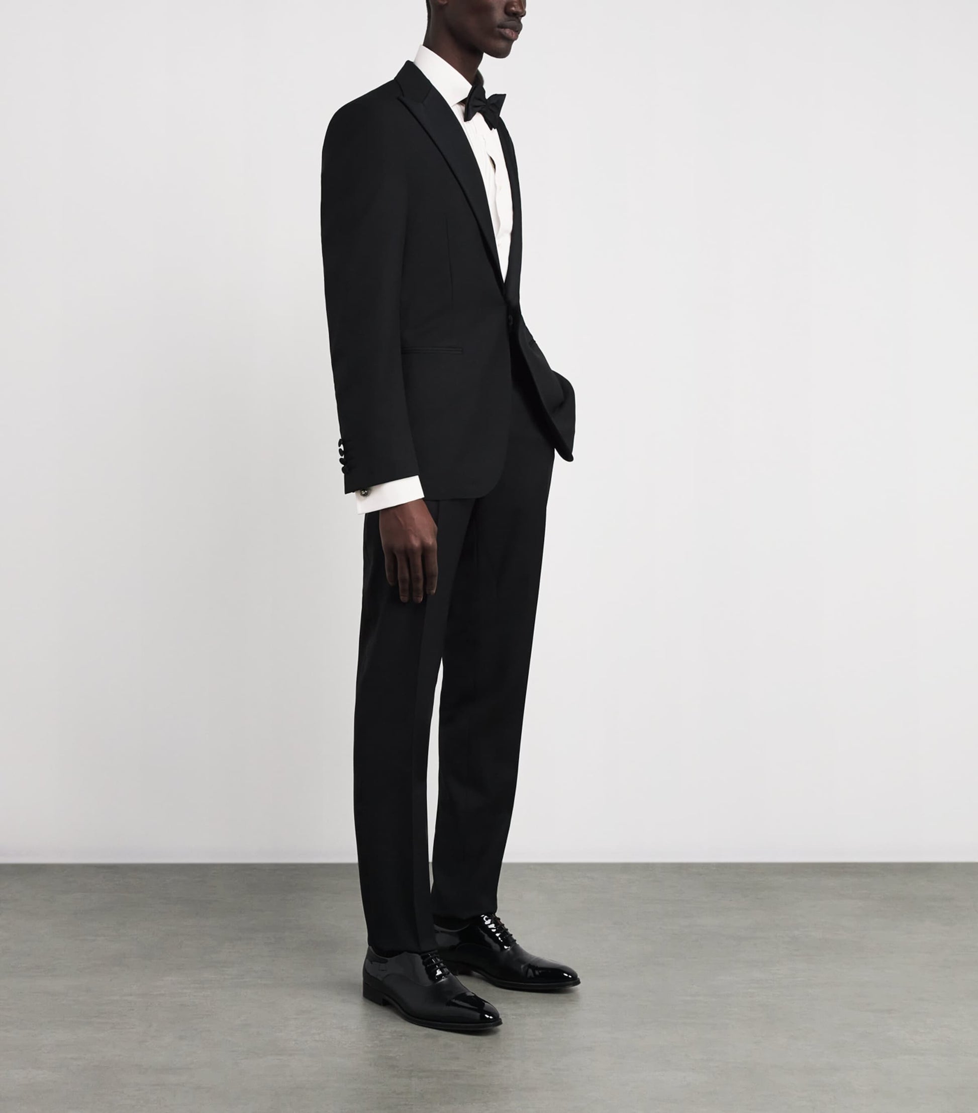 Ralph Lauren Purple Label Sea Island Cotton Tuxedo Dress Shirt