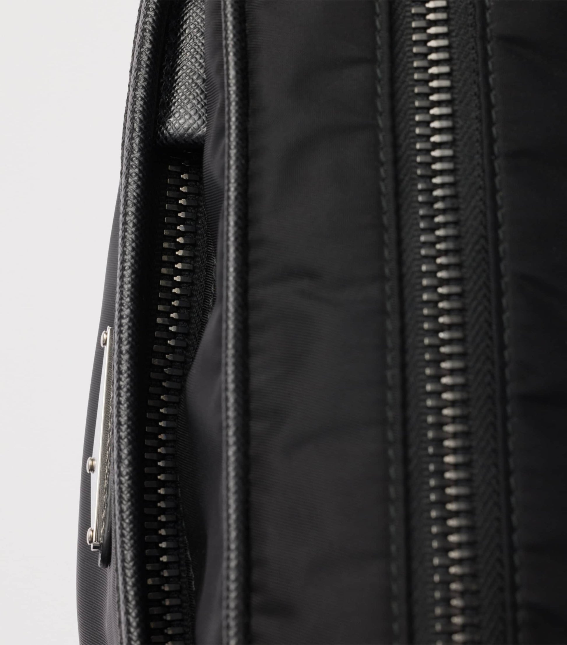 Prada Re-Nylon Saffiano Leather-Trim Shoulder Bag