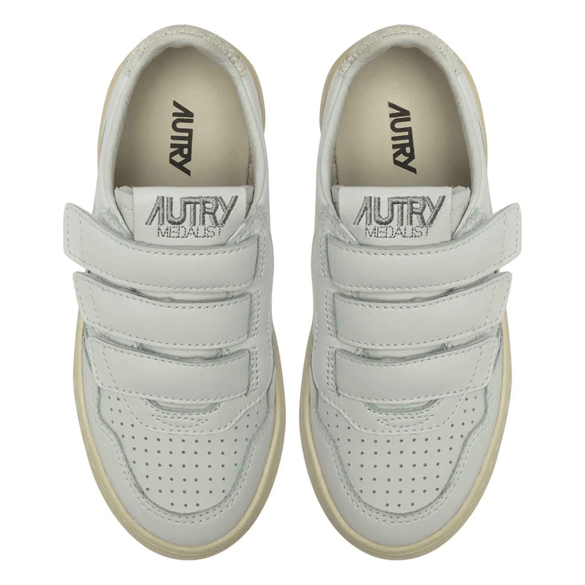 Autry - Kids Kidstripes Low Glitter Sneakers | Silver