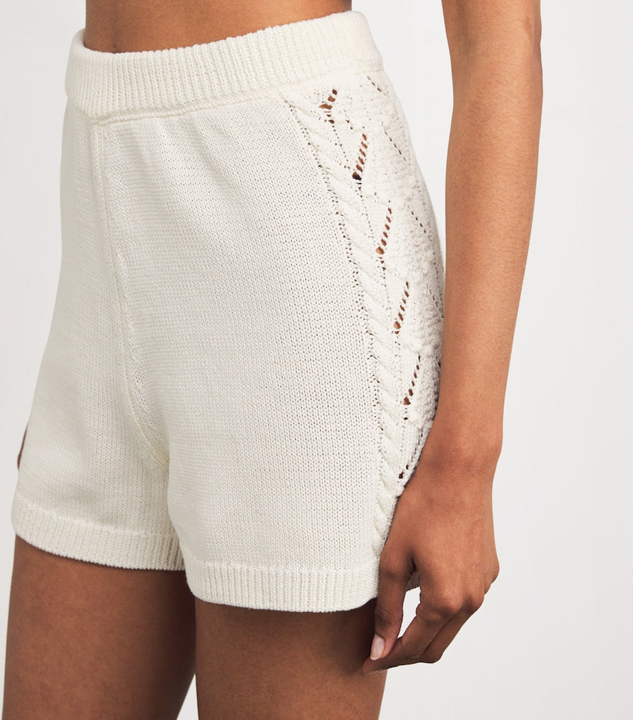 Cotton Crochet Shorts