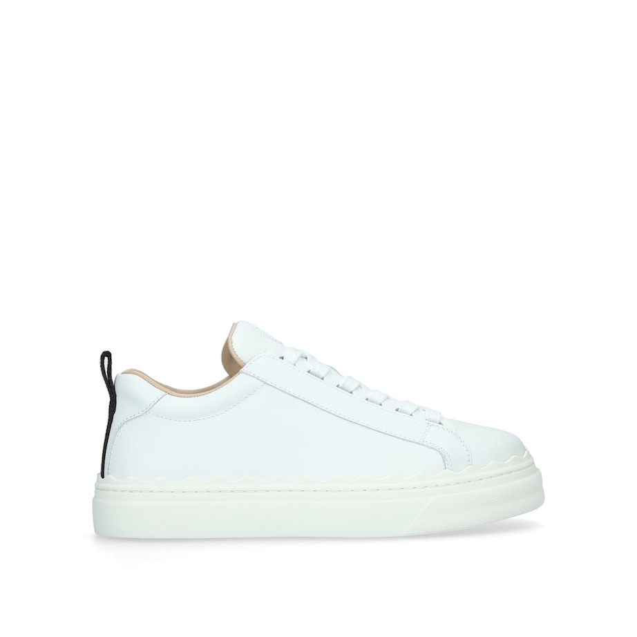 Chloé White Leather Lauren Sneakers