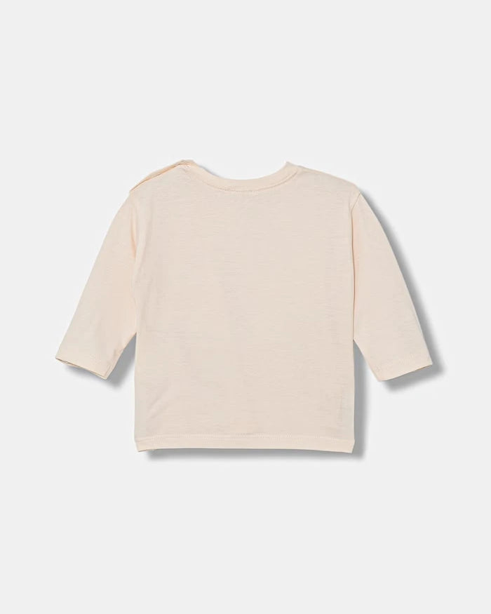 United Colors of Benetton Çocuklar için uzun kollu pamuklu bluz