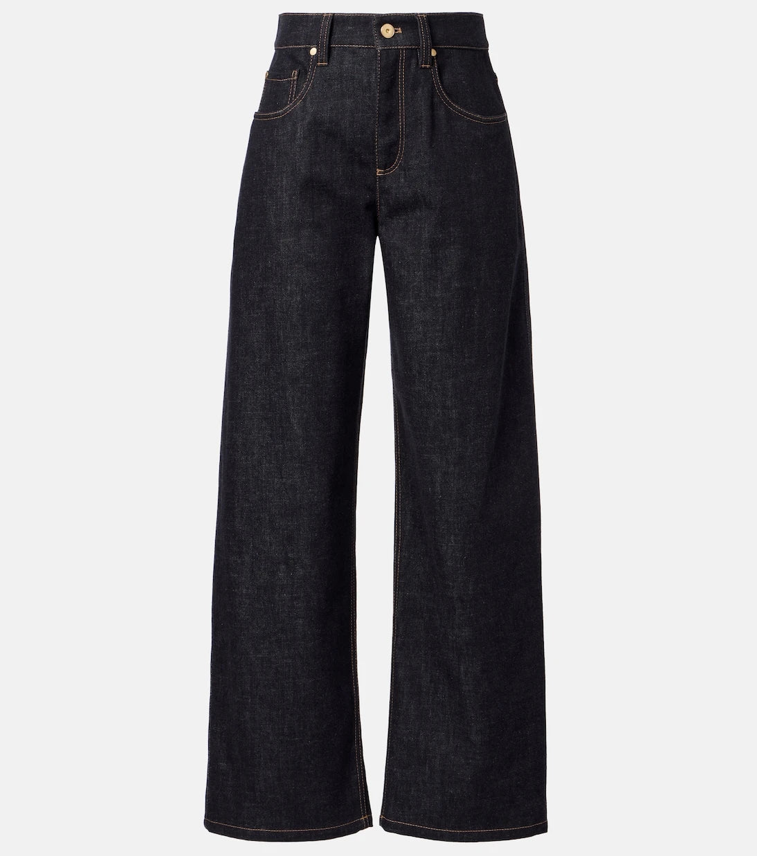 Brunello Cucinelli - Mid-rise wide-leg jeans