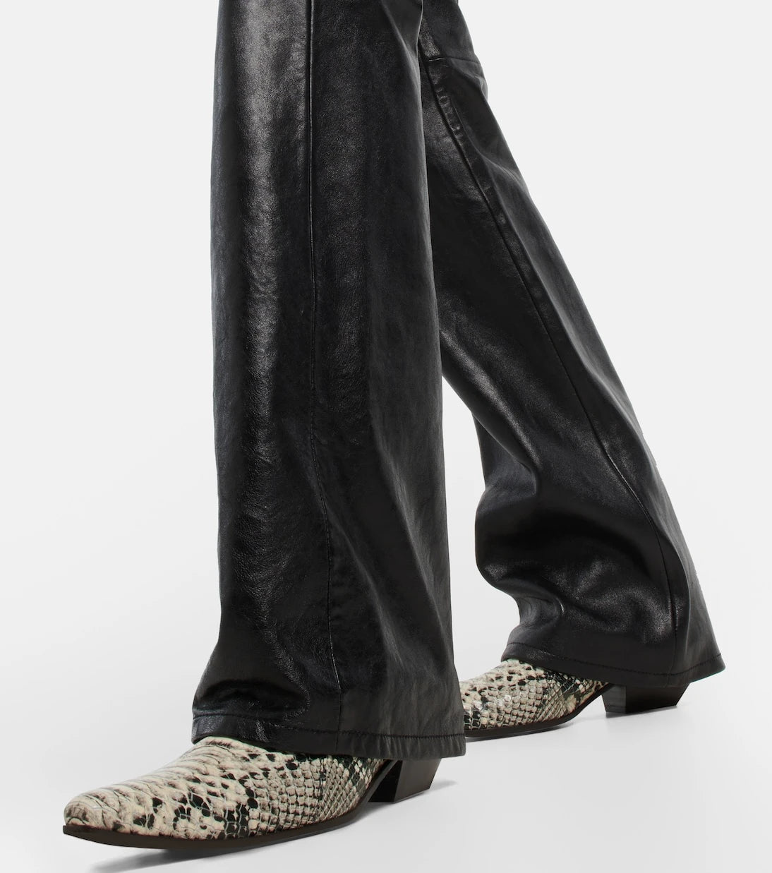Acne Studios - Flared leather pants