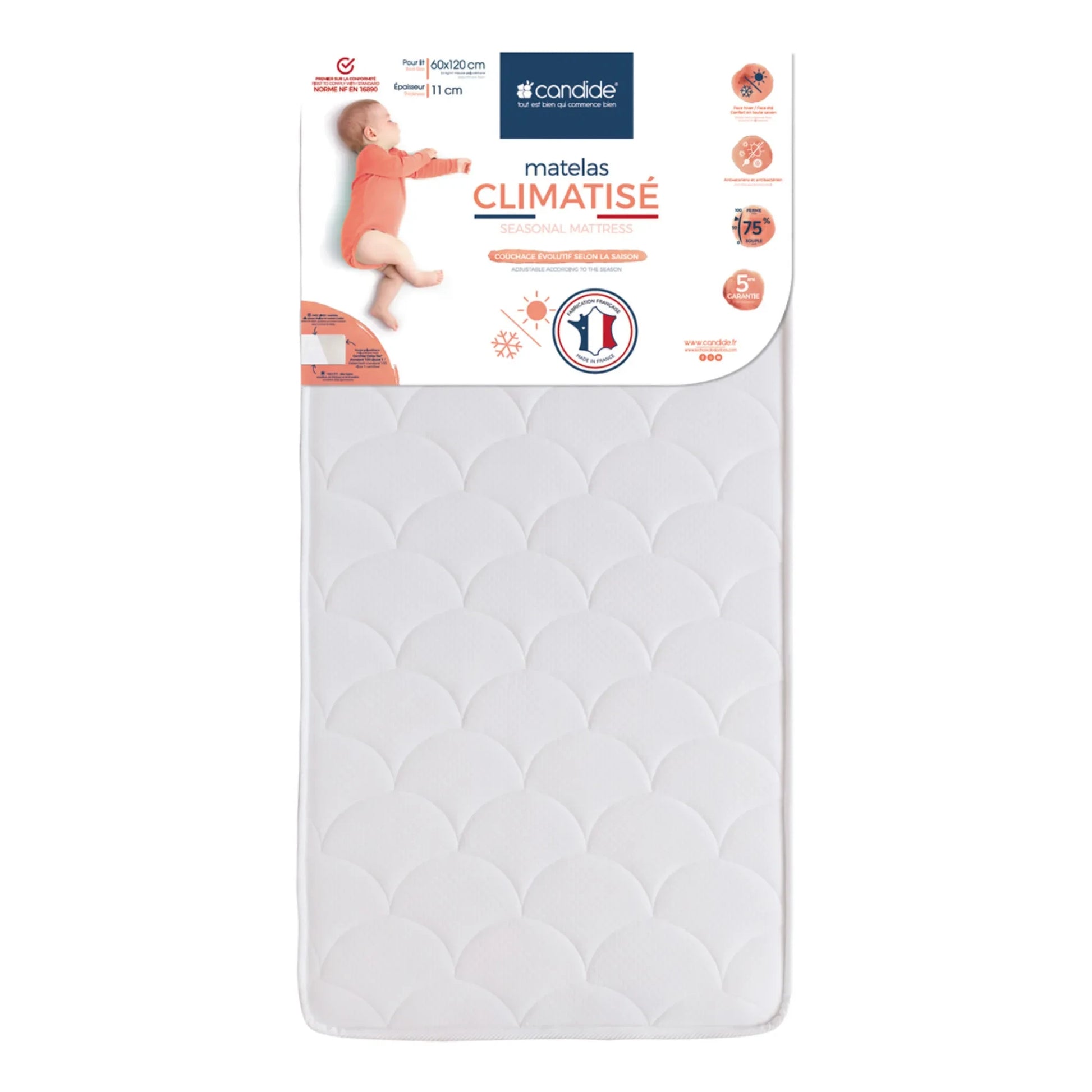 Candide - Seasonal Mattress | White