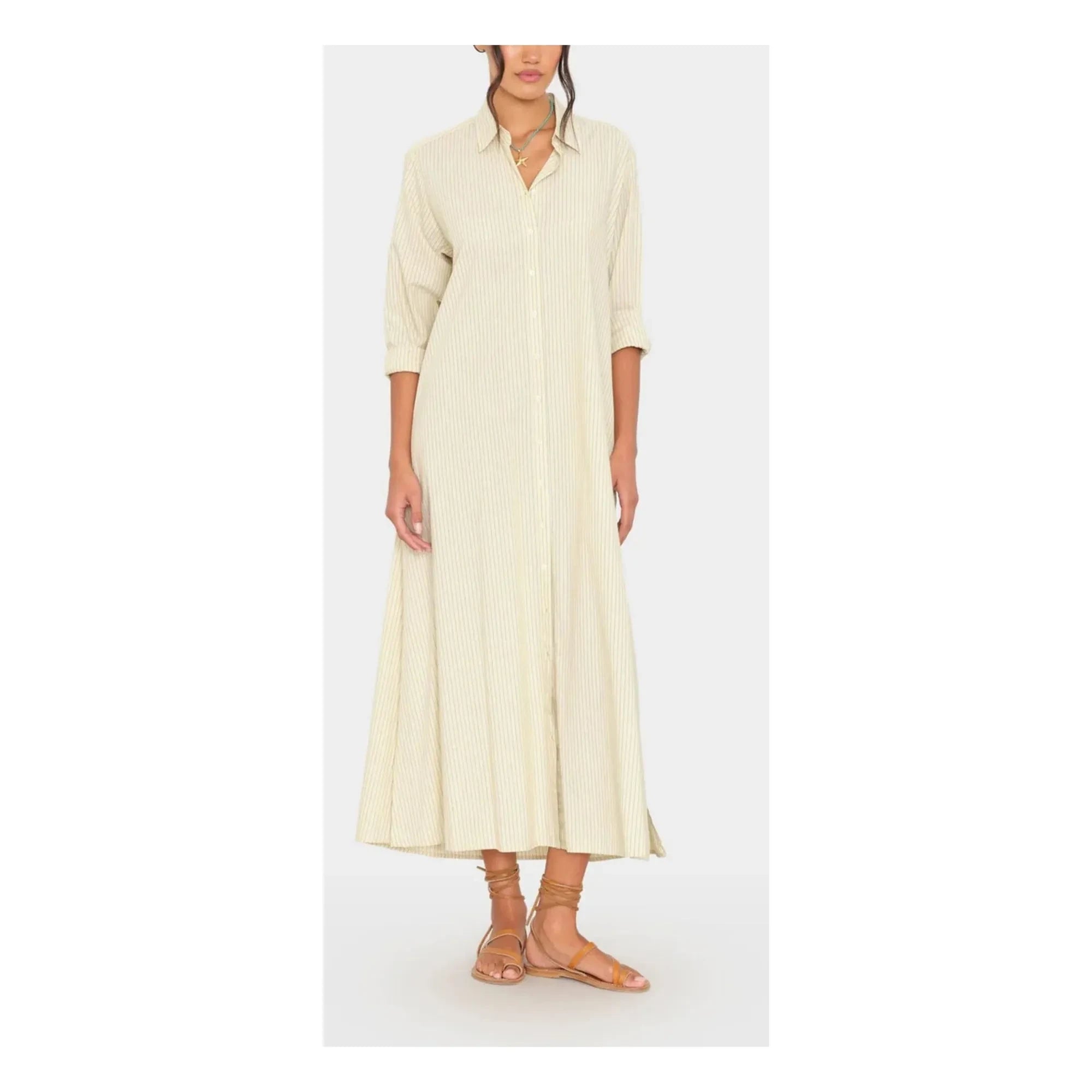 Xirena - Boden Stripes Dress | Citrine