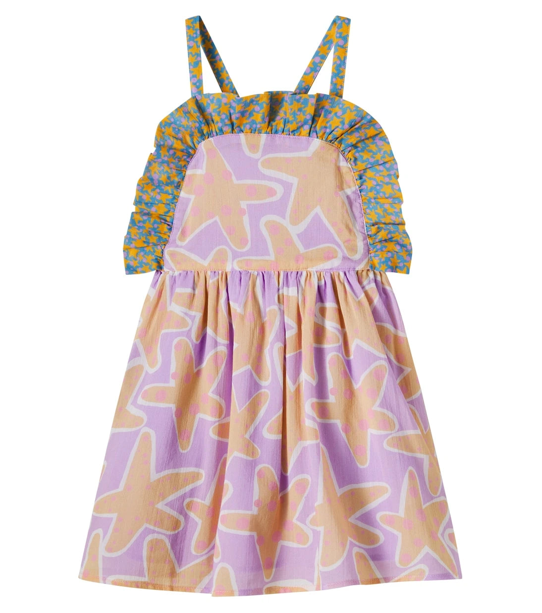 Stella McCartney Kids - Ruffled printed cotton dress