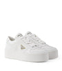 White Leather Downtown Sneakers