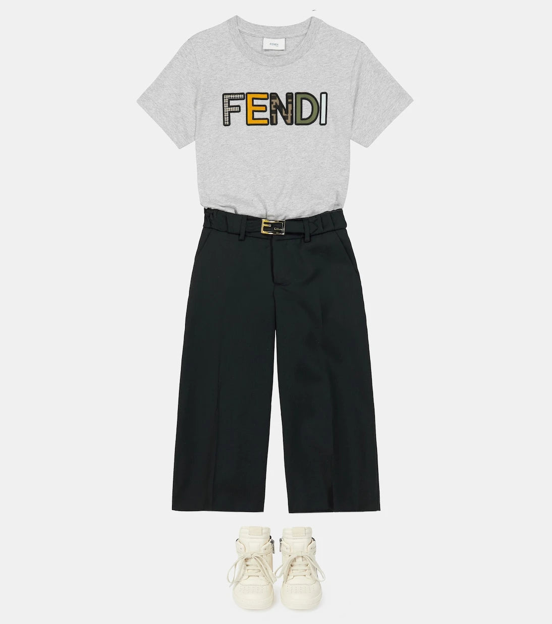 Rick Owens Kids - حذاء سنيكرز Babygeo طويل الرقبة