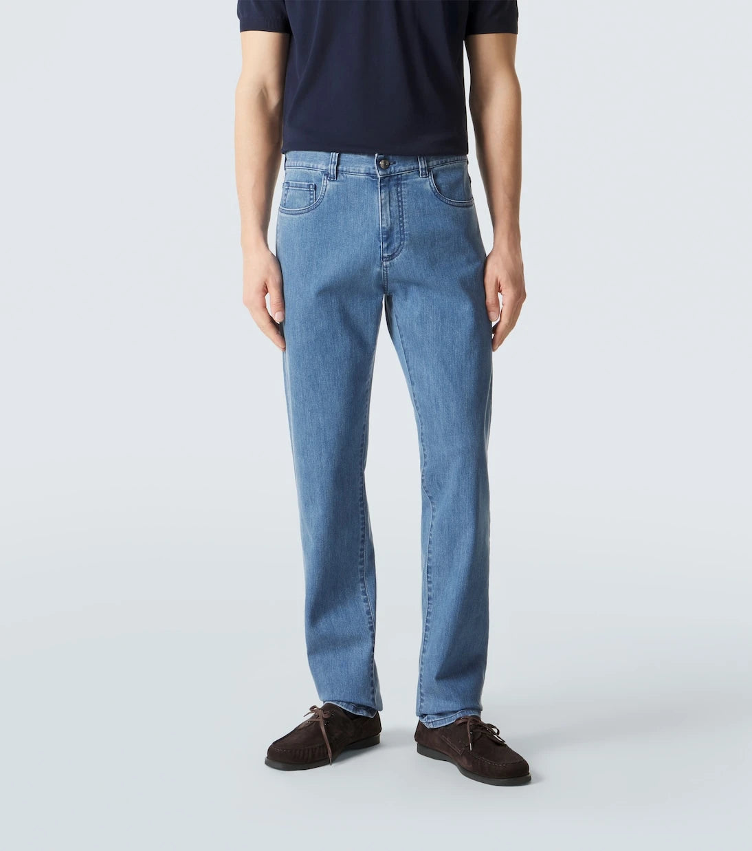 Canali - بنطلون جينز بقصة ضيقة
