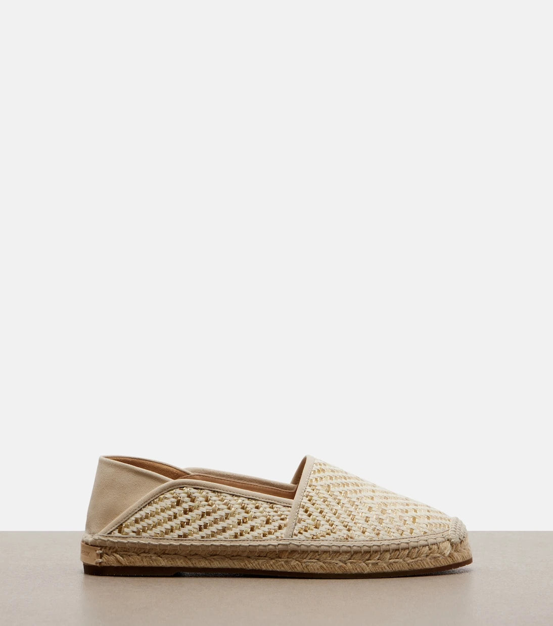 Manolo Blahnik - Espadra raffia-effect espadrilles