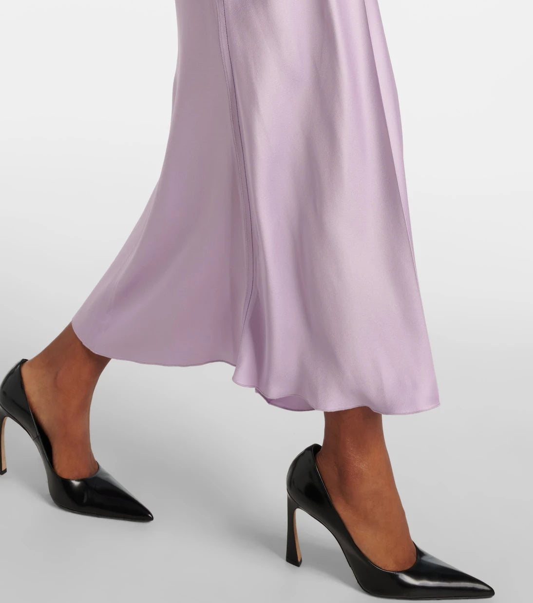 Victoria Beckham - Gathered satin midi dress