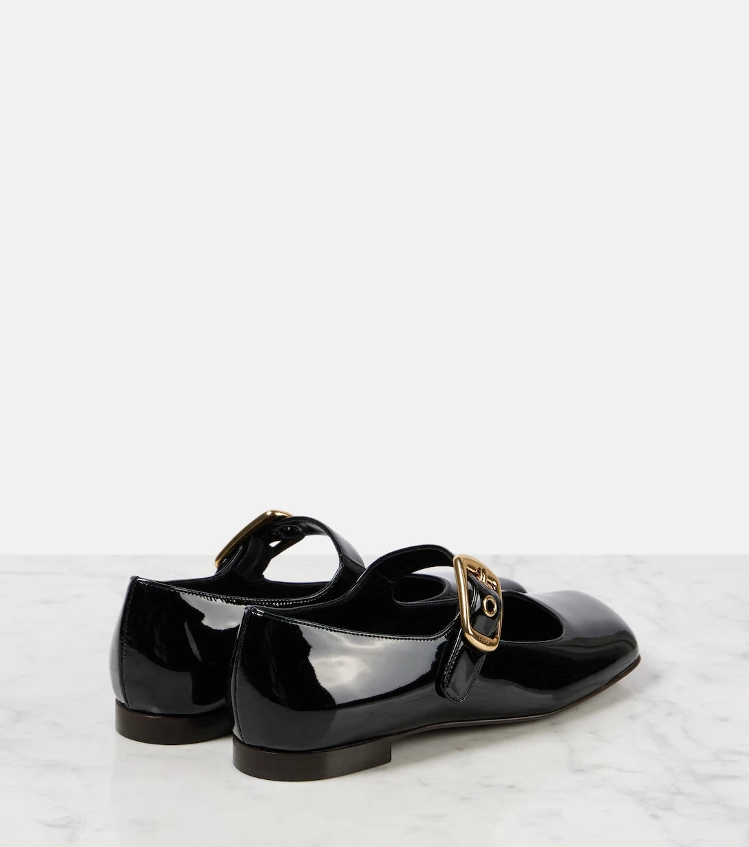 Chloé - Polly patent leather Mary Jane flats