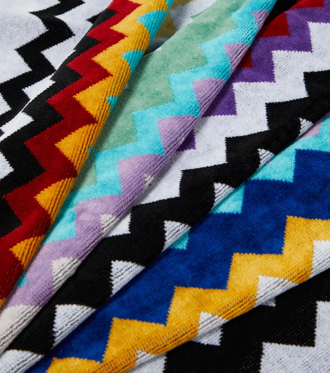 Missoni - طقم منشفتين زيغ زاج قطنية تيري