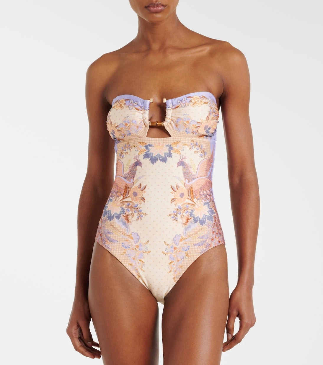 Zimmermann - Indra printed swimsuit