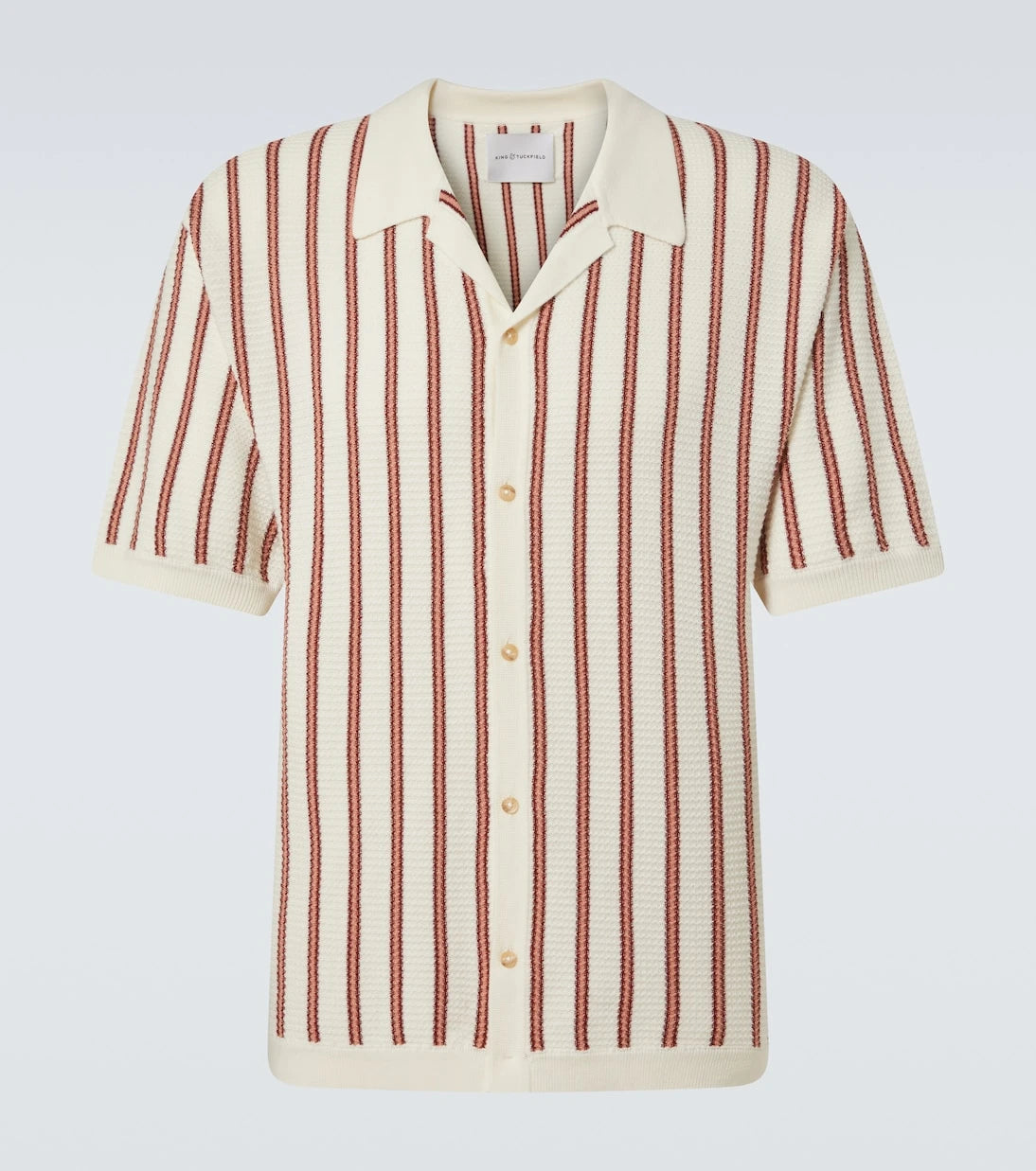King & Tuckfield - Striped wool shirt