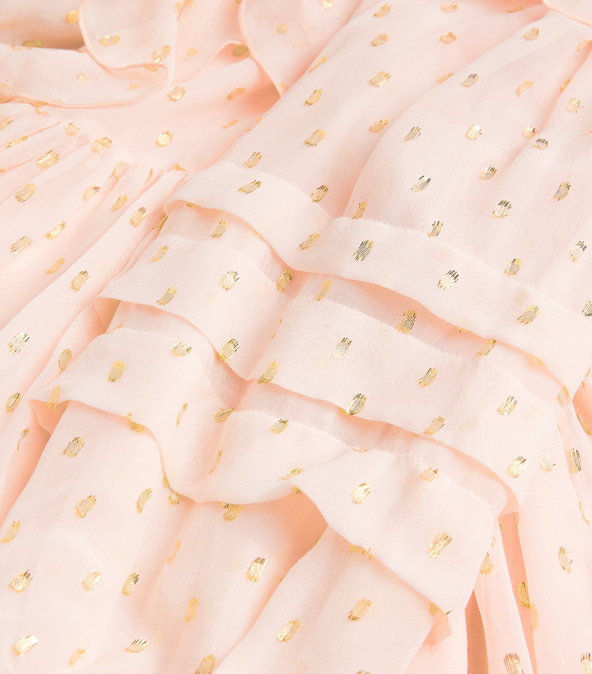 Chloé Kids Silk Ruffled Ceremony Dress (4-5 Years)