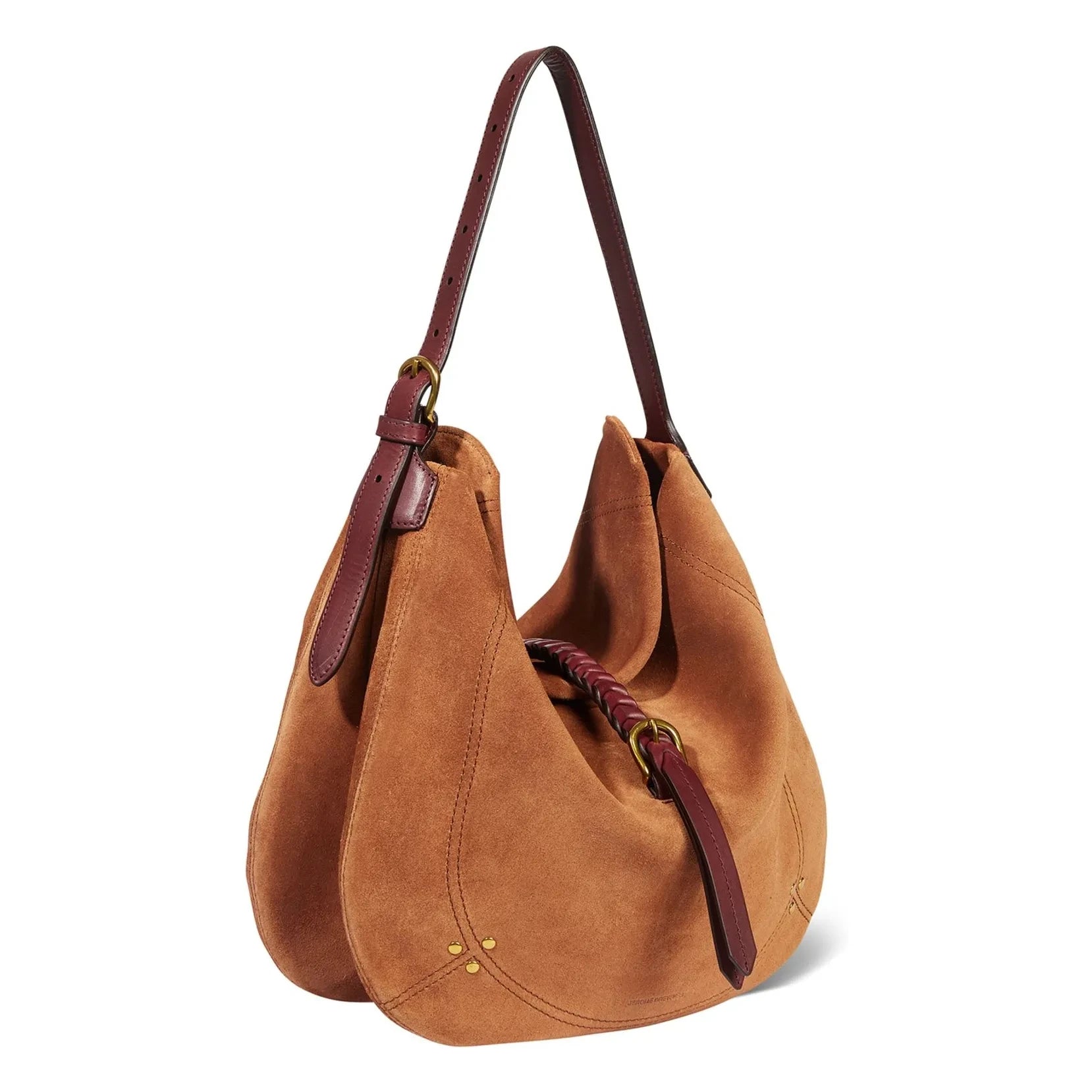 Jérôme Dreyfuss - Bag Luis Velvet crust | Caramel