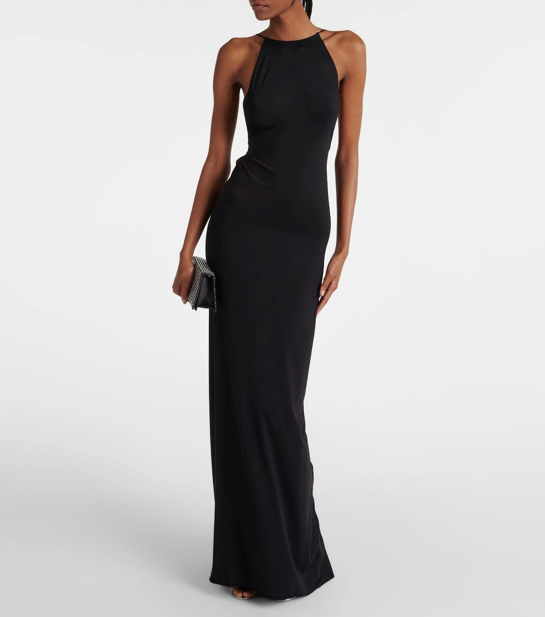 Coperni - Suspended Triangle open-back maxi dress