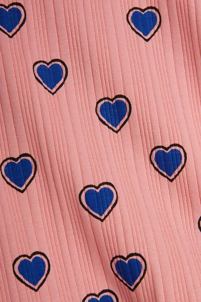 Детски памучен клин Mini Rodini Outlined hearts