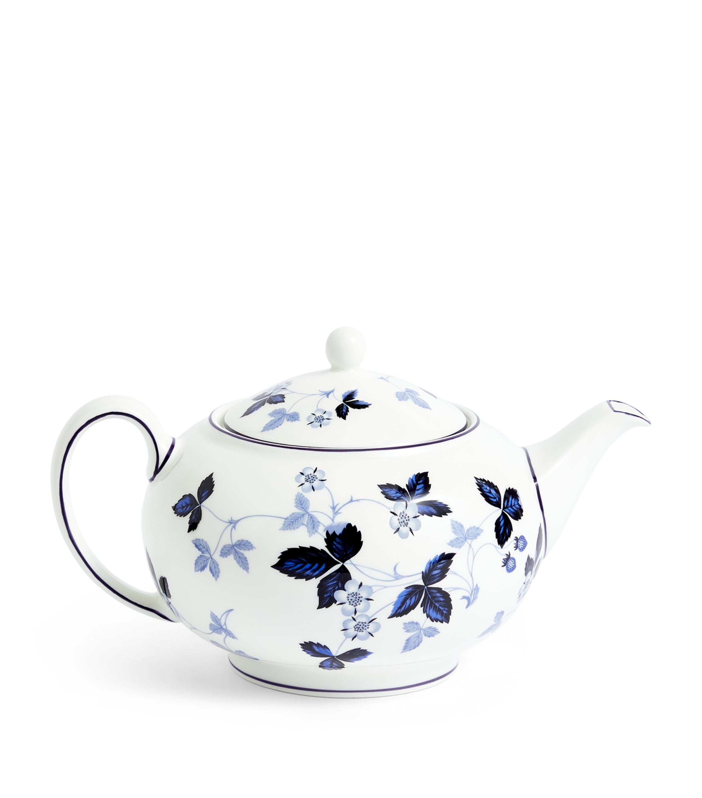 Wild Strawberry Inky Blue Teapot