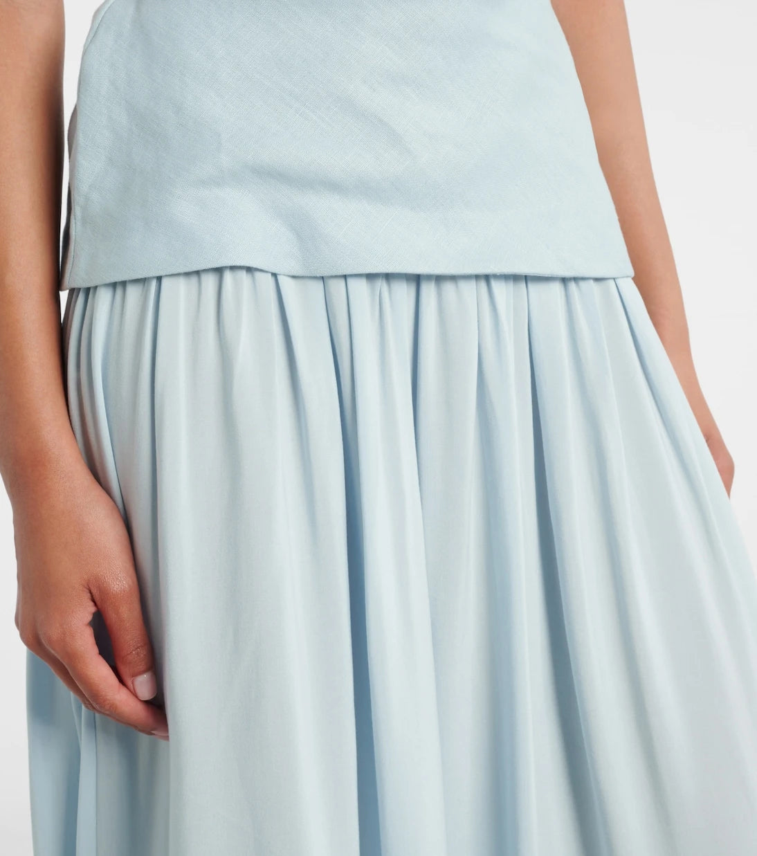 Faithfull - Hedy strapless linen maxi dress