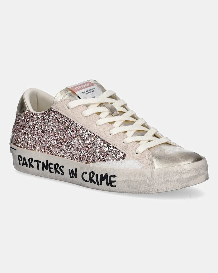 Crime London DISTRESSED Deri Sneakers
