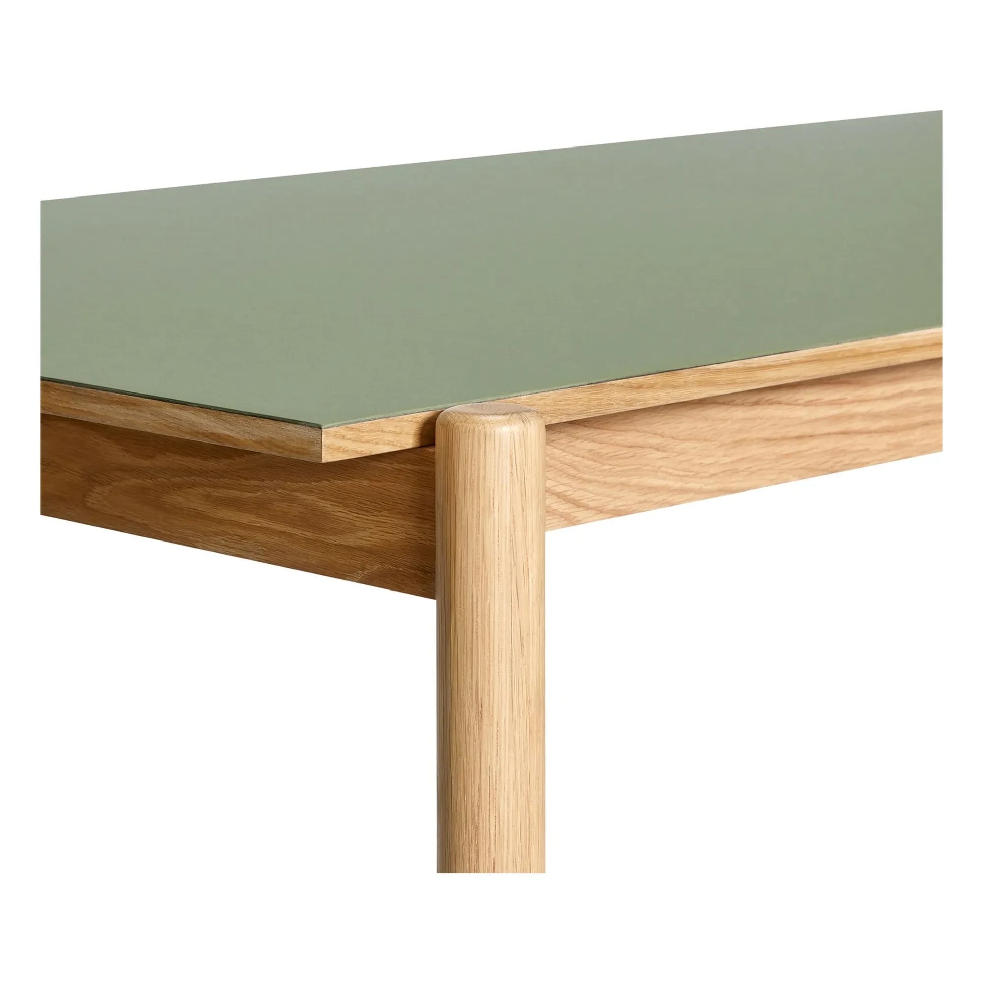 Hübsch - Oblique oak desk | Olive