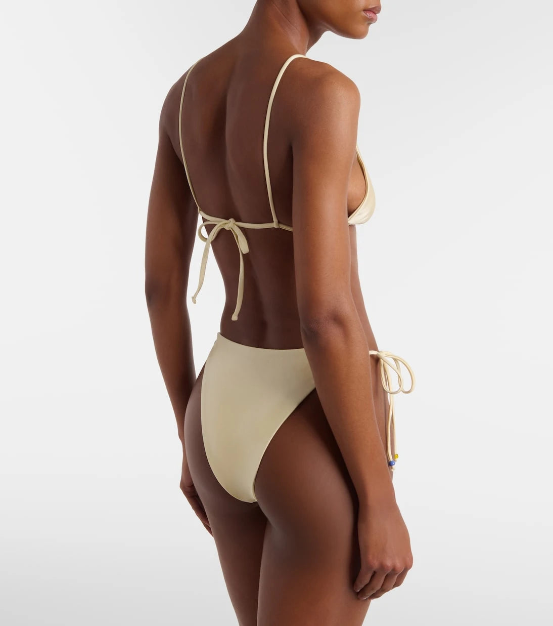 Jade Swim - حمالة بيكيني Via مرصعة بالخرز