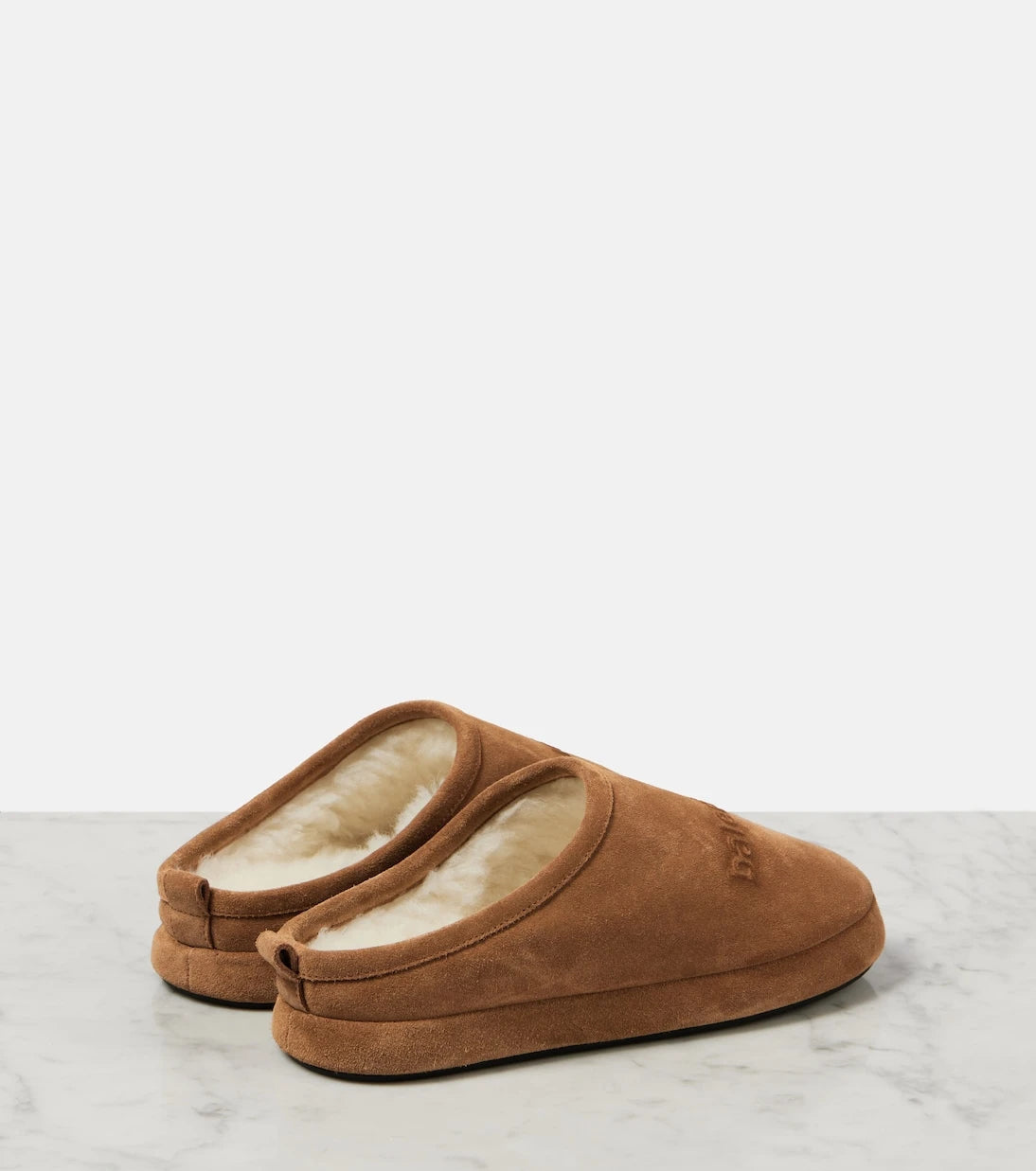 Balenciaga - Alaska suede slippers