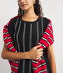 Claudie Pierlot Black Knitted Stripe Mini Dress