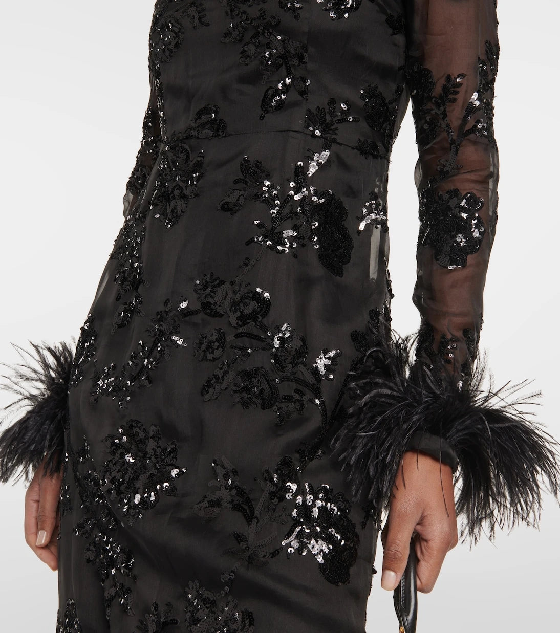 Erdem - Malvina embellished silk gown