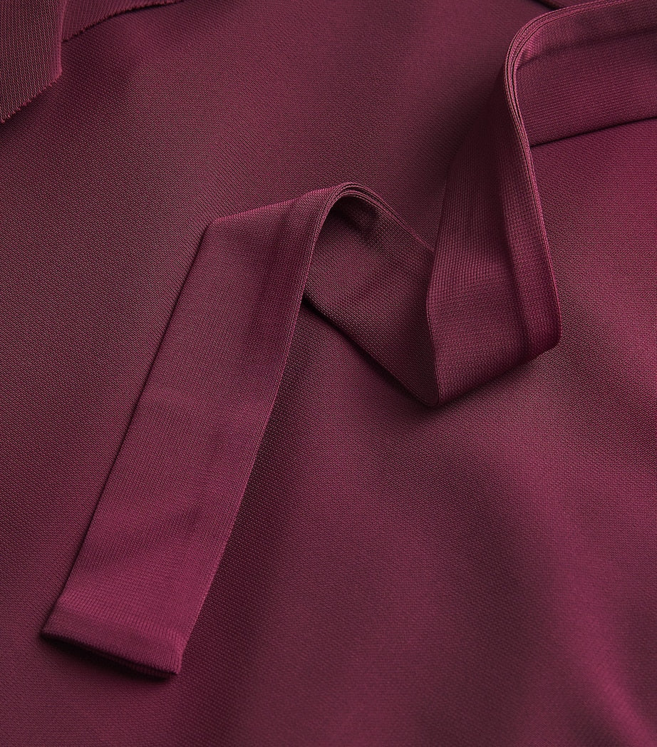 Burgundy Julieta Wrap Maxi Sarong